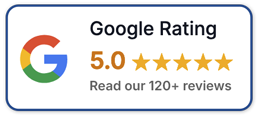 5.0 star rating on Google Reviews